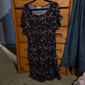 Perfect arrow print dress